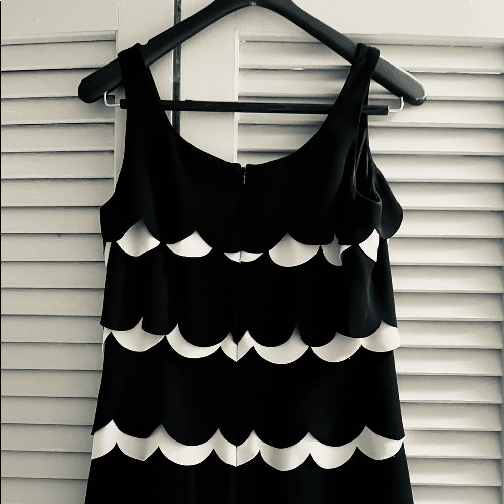 julia jordan black and white cocktail dress